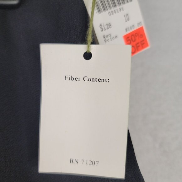 Jenvie Black Wool Blend A-Line Skirt 10 Classic Vintage Design Flared USA - Picture 4 of 8